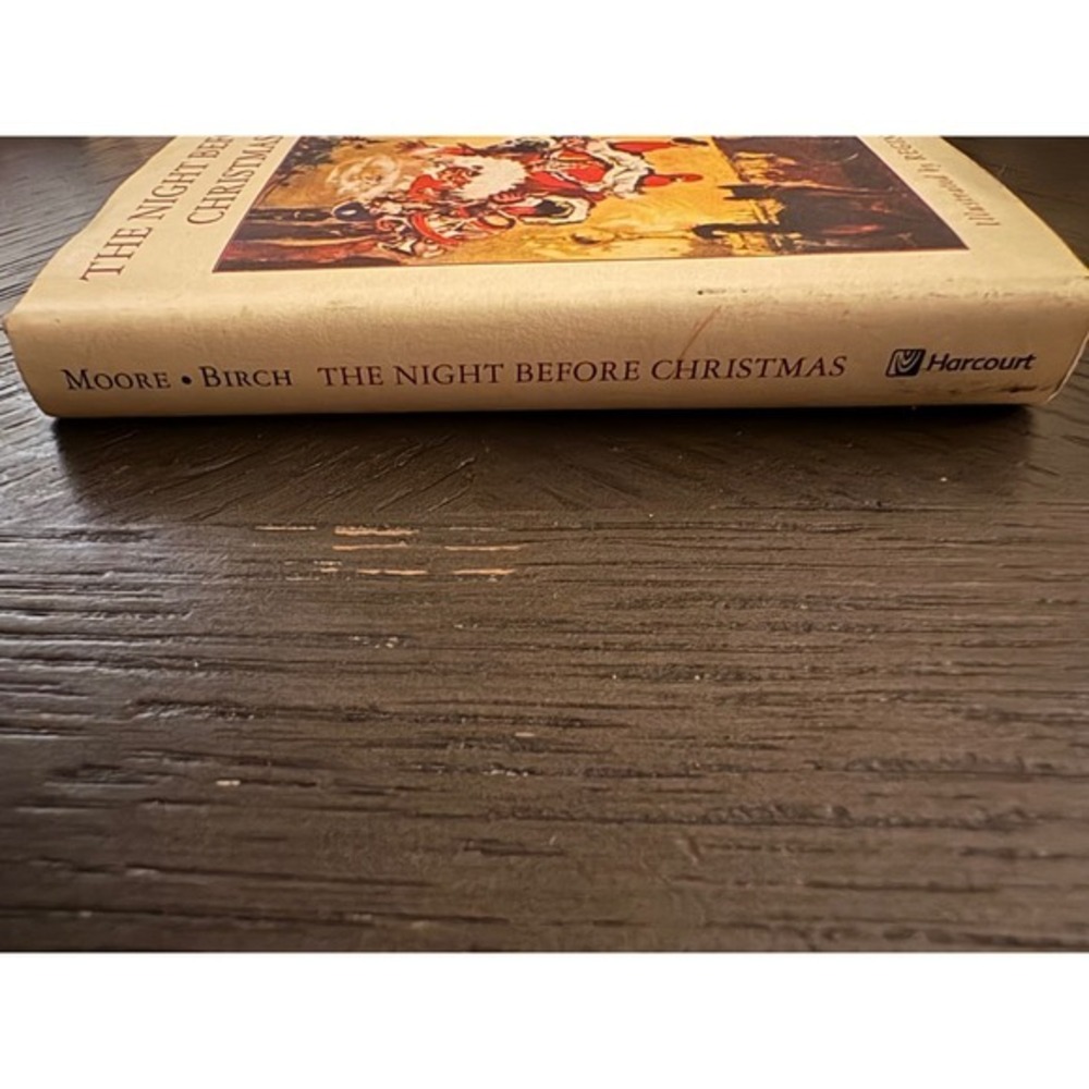 The Night Before Christmas Clement C Moore Reginald Birch Harcourt Hardcover - Picture 7 of 7